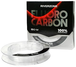 Леска Riverzone Fluorocarbon 50м 0,158мм 2,904lb - фото 5