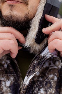 Шапка-ушанка Huntsman Полюс серый/черный  - фото 23