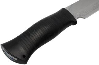 Нож Росоружие Кайман-2 95х18 кожа рисунок - фото 6
