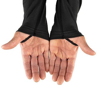 Термофутболка Simms Lightweight Baselayer Top Black  - фото 4