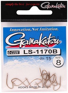 Крючок Gamakatsu NL LS-1170B bronze №8