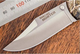 Нож Cold Steel Double Safe Hunter складной сталь 8,9см 8Cr13MoV рукоять GFN - фото 3