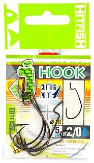 Крючок Hitfish J-hook BC №2/0 5шт - фото 1