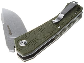 Нож Fox Knives OD Echo-1 складной сталь 440С 8,5см рукоять G10 зеленый - фото 2