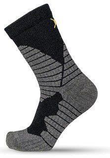 Носки Talberg Altai Merino -15C серый/черный 39-42 - фото 1