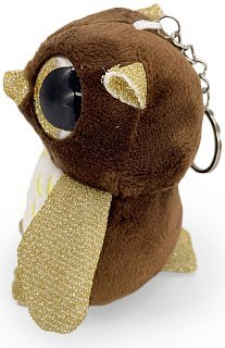 Игрушка Mimis Сова с подвесом коричневая 11см - фото 2