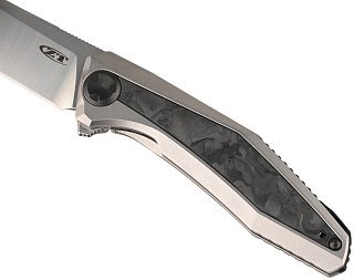 Нож Zero Tolerance складной сталь CPM-20CV рукоять титан карбон - фото 8