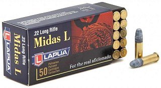 Патрон 22LR Lapua Midas L 2,59 гр 325м/сек