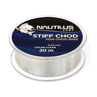 Поводковый материал Nautilus Stiff chod 15lb 20м clear