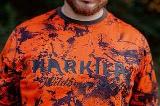 Футболка Harkila Wildboar Pro AXIS MSP Orange /Shadow brown  - фото 8