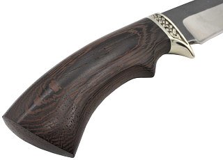 Нож ИП СЕМИНА Скиф кованая сталь 95x18 со следами ковки венге литье - фото 4
