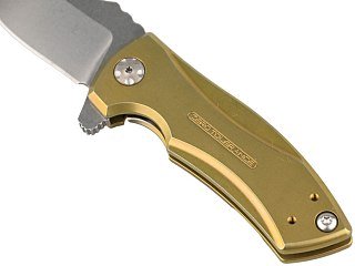 Нож Zero Tolerance складной 0900GLD сталь S35VN рукоять титан - фото 6