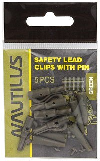 Клипса Nautilus Safety lead clips green