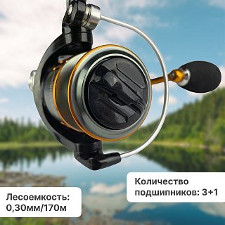 Катушка Riverzone Thunder GW3000 - фото 3