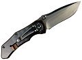 Нож Sanrenmu 7074LUC-SCY складной сталь 12C27 Brush bronze 420 steel