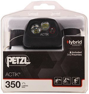 Фонарь Petzl Actik black - фото 1