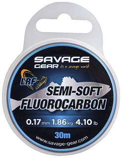 Леска Savage Gear Semi-soft fluorocarbon LRF 30м 0,17мм 1,86кг 4,10lbs clear
