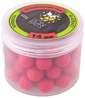 Бойлы Lion Baits Strawberry Jam в дипе 14мм 100гр - фото 3