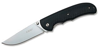 Нож Sanrenmu Tactical 83mm рук.текст.микарда черная - фото 1
