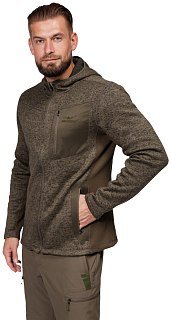 Куртка флисовая King Hunter Arctic hood green - фото 3