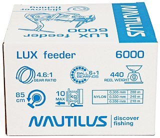 Катушка Nautilus Lux Feeder 6000 Com - фото 13
