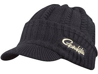 Шапка Gamakatsu Knit whith brim black