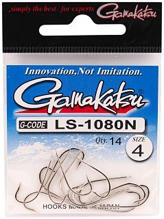 Крючок Gamakatsu NL LS-1080N nickel №4