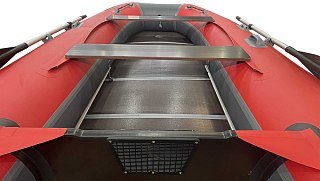 Лодка BigBoat Bering 340К красно-серый - фото 8