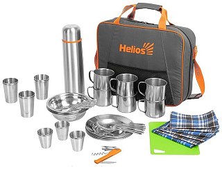 Набор Helios для пикника Camping на 6 персон с термосом - фото 1