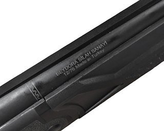 Ружье Beydora BDR 90 Synthetic 12х76 710мм черный ресивер гравировка - фото 4