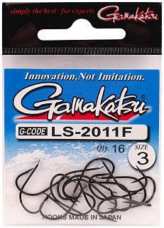 Крючок Gamakatsu NL LS-2011F black №3