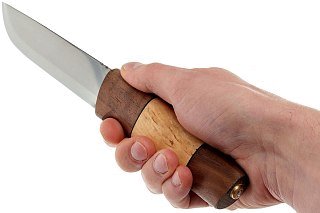 Нож Helle 90 Brakar фикс. клинок 10.8 см рукоять береза - фото 5