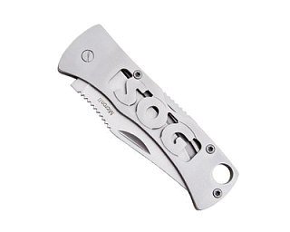 Нож SOG Micron ll складной сталь 420 рукоять нерж. сталь - фото 3