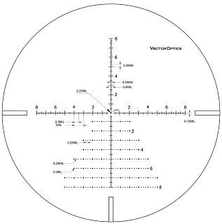 Прицел Vector Optics Continental 4-24x50 tactical - фото 4