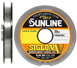 Леска Sunline Siglon V clear 30м 0,104мм 1кг