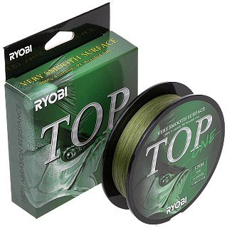Шнур Ryobi TOP PE4X-120M 0,8/d-0,148mm Dark green - фото 1