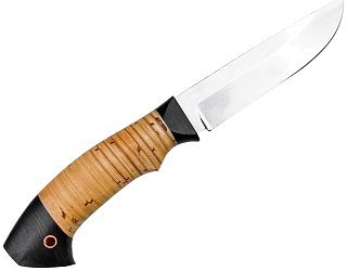 Нож ИП Семин Ястреб кованая сталь Х12МФ береста - фото 1