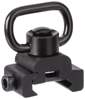 Антабка ShotTime быстросъёмная QD на Weaver для ремня 25мм чёрный