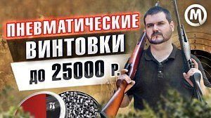 Пневматические винтовки до 25 000 рублей: обзор, видео