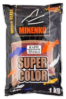 Прикормка MINENKO Super color карп красный