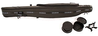 Чехол Shaman Feeder/Spinning 7000 жесткийс перегородкой черный д.160 160см - фото 6