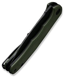Нож Civivi Mini Praxis Flipper Knife G10 Handle (2.98" D2 Blade) green  - фото 8