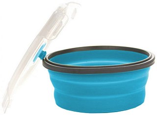 Контейнер Tramp складной с крышкой-защелкой 550мл аквамарин - фото 5