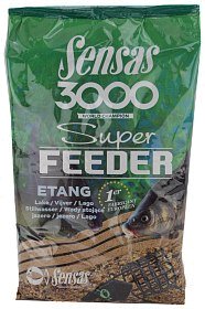 Прикормка Sensas 3000 1кг super feeder lake 1кг
