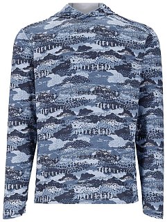 Термофутболка Simms Bugstopper Solarflex Hoody Shroud Selvedge 