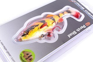 Приманка Savage Gear 4D Perch shad 12,5см 23гр SS 03 albino - фото 2