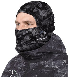 Балаклава Aquatic демисезонная softshell camo black - фото 3