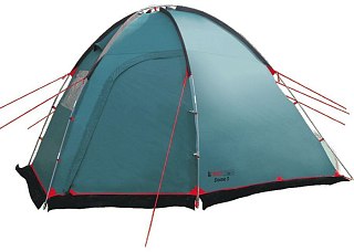 Палатка BTrace Dome 3 , Зеленый - фото 2