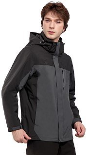 Куртка Humtto 2в1 960 Black-Grey - фото 3