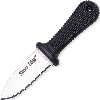 Нож Cold Steel Super Edge фикс. клинок 4.9 см рук. кратон - фото 1